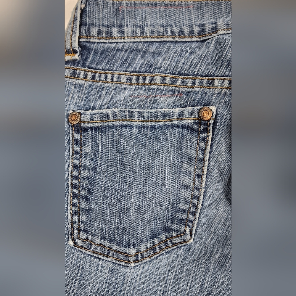 Banana Republic Women’s Mid-Rise Stretch Dirty Extreme Jeans Size 6 Blue - Picture 13 of 13
